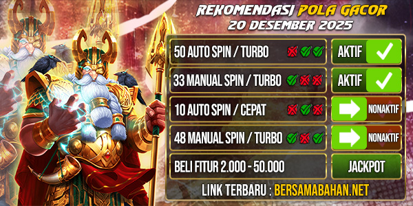 Bahantoto | Pola Gacor Hari Ini